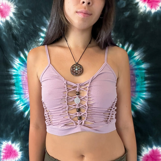 Pixie Princess Top in Dusty Rose S/M